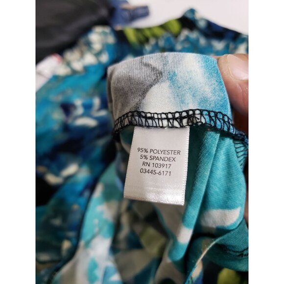 Christopher & Banks watercolor, pull on, midi skirt, size S - Picture 6 of 6